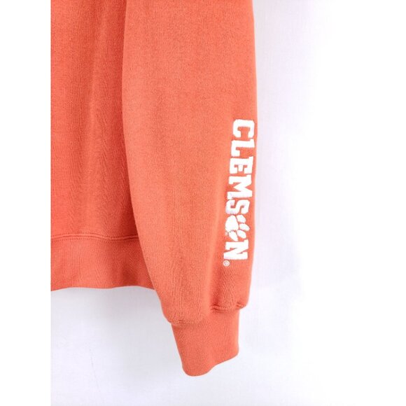 Clemson Tigers Half Zip Pullover Men's Size Medium Orange - Picture 3 of 7